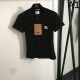 バーバリー (BURBERRY) 2025SS リラックスフィット ロゴ刺繍 半袖Tシャツ 上質コットン