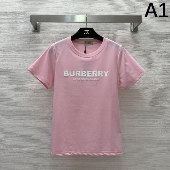 バーバリー (BURBERRY) 2025SS アイコニックストライプ 半袖Tシャツ 洗練カジュアル