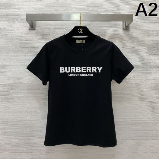 バーバリー (BURBERRY) 2025SS アイコニックストライプ 半袖Tシャツ 洗練カジュアル