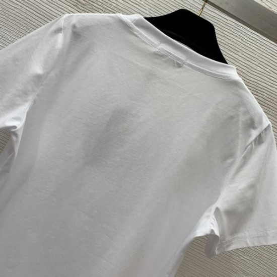 バーバリー (BURBERRY) 2025SS アイコニックストライプ 半袖Tシャツ 洗練カジュアル
