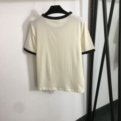 セリーヌ (CELINE) 2025SS ロゴパッチ 半袖Tシャツ エッセンシャルコレクション