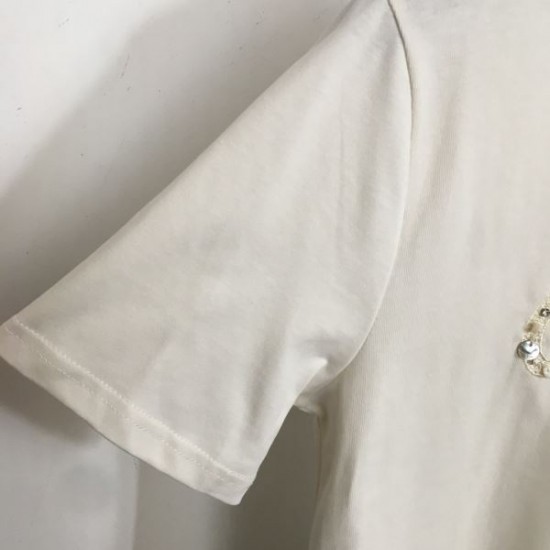 セリーヌ (CELINE) 2025SS クルーネック 半袖Tシャツ ベーシック＆エレガント