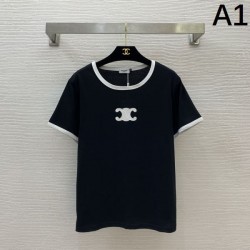 セリーヌ (CELINE) 2025SS限定 人気ロゴ 半袖Tシャツ 入手困難モデル