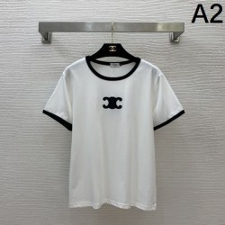 セリーヌ (CELINE) 2025SS限定 人気ロゴ 半袖Tシャツ 入手困難モデル