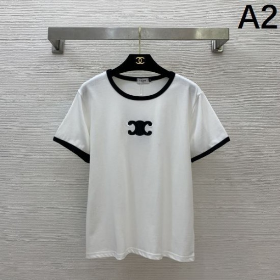 セリーヌ (CELINE) 2025SS限定 人気ロゴ 半袖Tシャツ 入手困難モデル