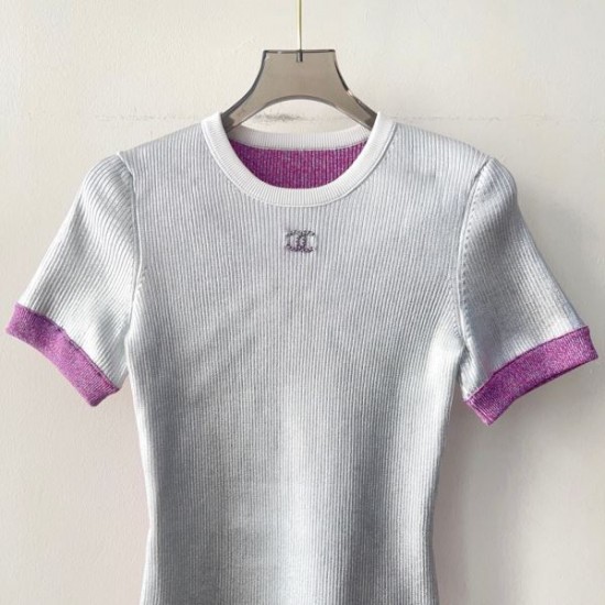 シャネル (CHANEL) 2025SS CCマーク 半袖トップス 春夏コレクション 人気