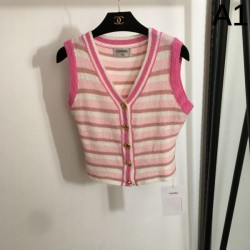 シャネル (CHANEL) 2025SS新作 カメリアモチーフ チョッキ ラグジュアリー