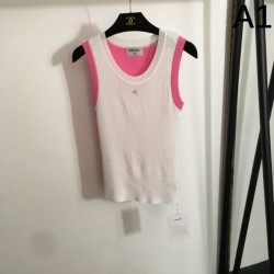 シャネル (CHANEL) 2025SS新作 パール装飾 ニットベスト プレタポルテ