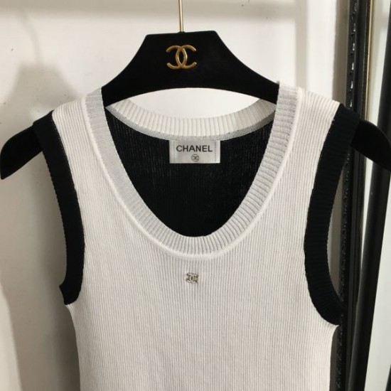 シャネル (CHANEL) 2025SS新作 パール装飾 ニットベスト プレタポルテ