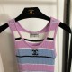 シャネル (CHANEL) 2025SS パステルカラー ニットベスト フェミニン＆シック