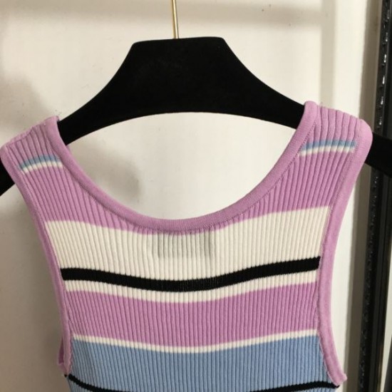 シャネル (CHANEL) 2025SS パステルカラー ニットベスト フェミニン＆シック