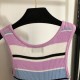 シャネル (CHANEL) 2025SS パステルカラー ニットベスト フェミニン＆シック