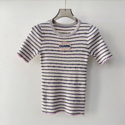 シャネル (CHANEL) 2025SS ココマーク 半袖トップス 雑誌掲載 人気アイテム