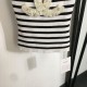 シャネル (CHANEL) 2025SS限定 リブニットベスト 大人可愛い 上品
