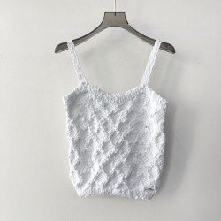 シャネル (CHANEL) 2025SS新作 マトラッセ風 キャミソール 夏のマスト