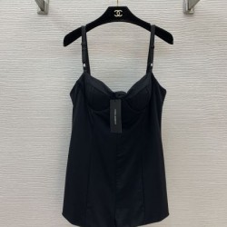 ドルチェ＆ガッバーナ (DOLCE&GABBANA) 2025SS新作 レース キャミソール＆パンツ セットアップ