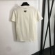 プラダ (PRADA) 2025SS新作 コットンポプリン 半袖Tシャツ お買い得