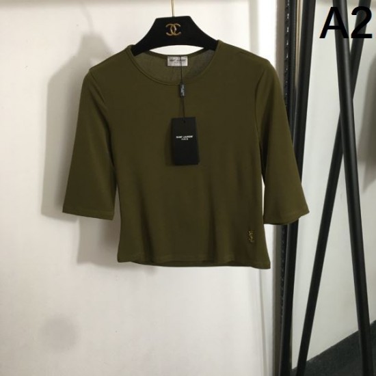 イヴサンローラン (YSL) 2025SS限定 VVIP価格 ロゴ半袖Tシャツ