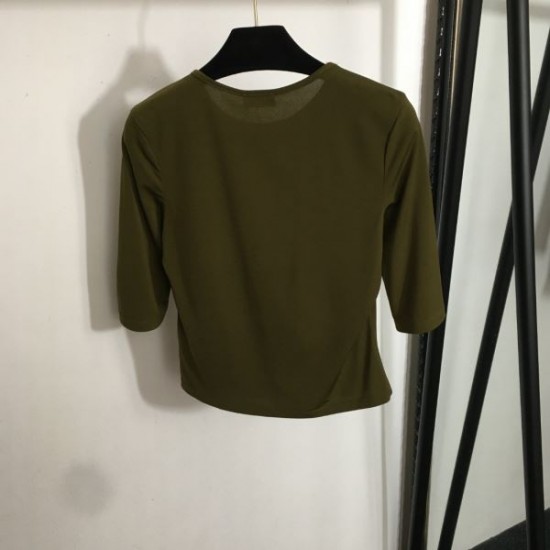イヴサンローラン (YSL) 2025SS限定 VVIP価格 ロゴ半袖Tシャツ