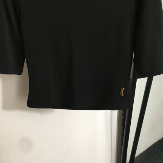 イヴサンローラン (YSL) 2025SS限定 VVIP価格 ロゴ半袖Tシャツ