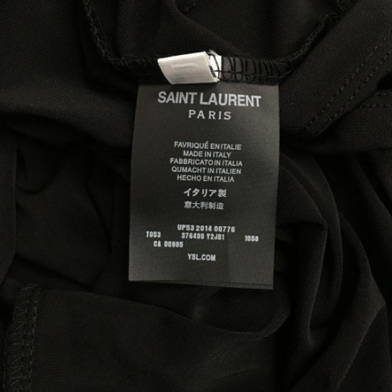 イヴサンローラン (YSL) 2025SS限定 VVIP価格 ロゴ半袖Tシャツ