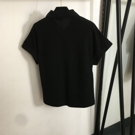 イヴサンローラン (YSL) 2025SS新作 モノグラム 半袖Tシャツ きちんと感