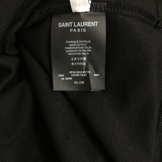 イヴサンローラン (YSL) 2025SS新作 モノグラム 半袖Tシャツ きちんと感
