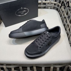 PRADA プラダ 2025SS 人カジュアルスタイル メンズ用 カジュアルシューズ