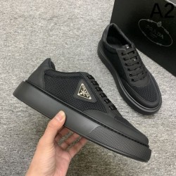 PRADA プラダ 2025SS 超カッコイイ春夏新作 メンズ用 カジュアルシューズ