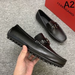 FERRAGAMO サルヴァトーレ フェラガモ 2025SS 人気話題 メンズ用 ビジネスシューズ 
