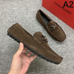 FERRAGAMO サルヴァトーレ フェラガモ 2025SS 完売必須 メンズ用 ビジネスシューズ 