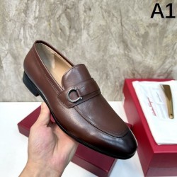 FERRAGAMO サルヴァトーレ フェラガモ 2025SS 注文殺到 メンズ用 ビジネスシューズ 