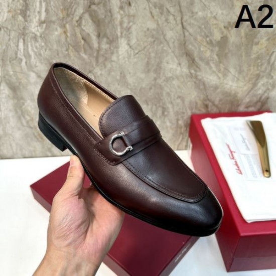FERRAGAMO サルヴァトーレ フェラガモ 2025SS 注文殺到 メンズ用 ビジネスシューズ FERRAGAMO サルヴァトーレ フェラガモ 2025SS 注文殺到 メンズ用 ビジネスシューズ