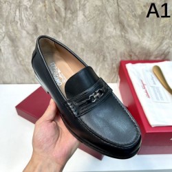 FERRAGAMO サルヴァトーレ フェラガモ 2025SS 品の良い メンズ用 ビジネスシューズ 