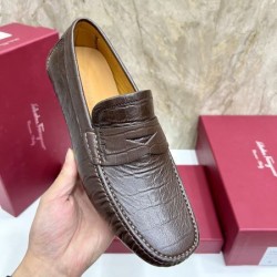 FERRAGAMO サルヴァトーレ フェラガモ 2025SS 注目No.1 メンズ用 ビジネスシューズ 