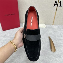 FERRAGAMO サルヴァトーレ フェラガモ 2025SS 確保済み メンズ用 ビジネスシューズ 