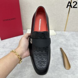 FERRAGAMO サルヴァトーレ フェラガモ 2025SS 確保済み メンズ用 ビジネスシューズ 