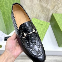 GUCCI グッチ 2025SS 定番人気薄手柔らか メンズ用 ビジネスシューズ 