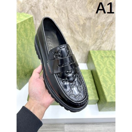 GUCCI グッチ 2025SS 大切な方へのギフト メンズ用 ビジネスシューズ GUCCI グッチ 2025SS 大切な方へのギフト メンズ用 ビジネスシューズ