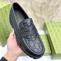 GUCCI グッチ 2025SS 大切な方へのギフト メンズ用 ビジネスシューズ 