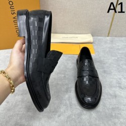 LOUIS VUITTON ルイヴィトン 2025SS 海外限定！ メンズ用 ビジネスシューズ 
