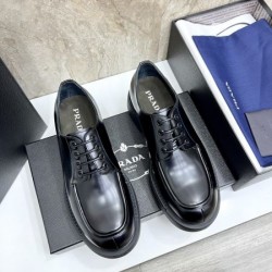 PRADA プラダ 2025SS 大人っぽいデザイン メンズ用 ビジネスシューズ