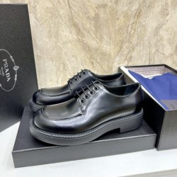 PRADA プラダ 2025SS 大人っぽいデザイン メンズ用 ビジネスシューズ