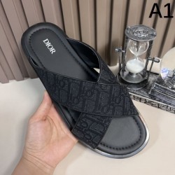 DIOR ディオール 2025SS キレイ色チェック春夏 メンズ用 サンダル