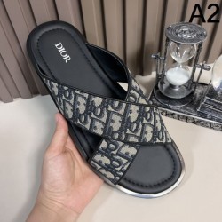 DIOR ディオール 2025SS キレイ色チェック春夏 メンズ用 サンダル