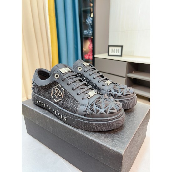 2025SS カジュアルシューズ PHILIPP PLEIN フィリッププレイン 注目が集まる夏季新作