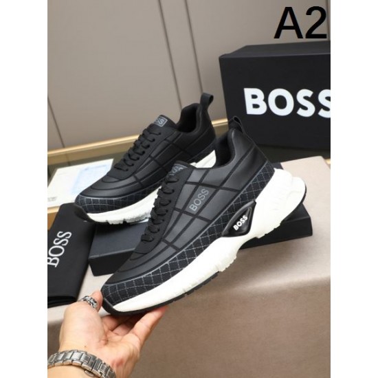2025SS スニーカー HUGO BOSS ヒューゴボス 都会的な印象を与える上品モデル