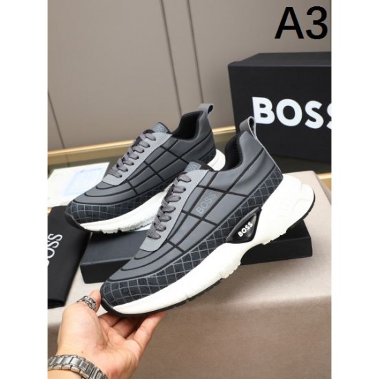 2025SS スニーカー HUGO BOSS ヒューゴボス 都会的な印象を与える上品モデル