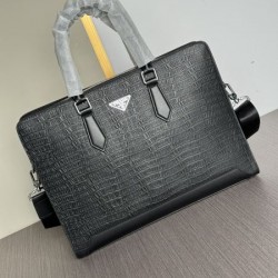 PRADA プラダ ブリーフケース 2025SS 抜群の相性で断然おすすめレプリカ