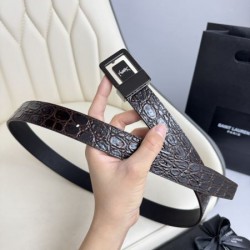 2025SS ベルト YSL イヴ サンローラン 高級感満載のシンプルでありながらエレガント